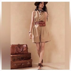 Banana Republic camp romper Safari